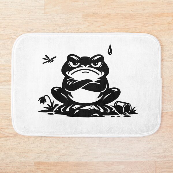 Item preview, Diseño de rana gruñona y divertida. designed and sold by SoftSproutstu.