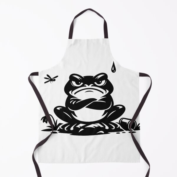 Item preview, Grumpy Frog Funny Angry Frog Design designed and sold by SoftSproutstu.