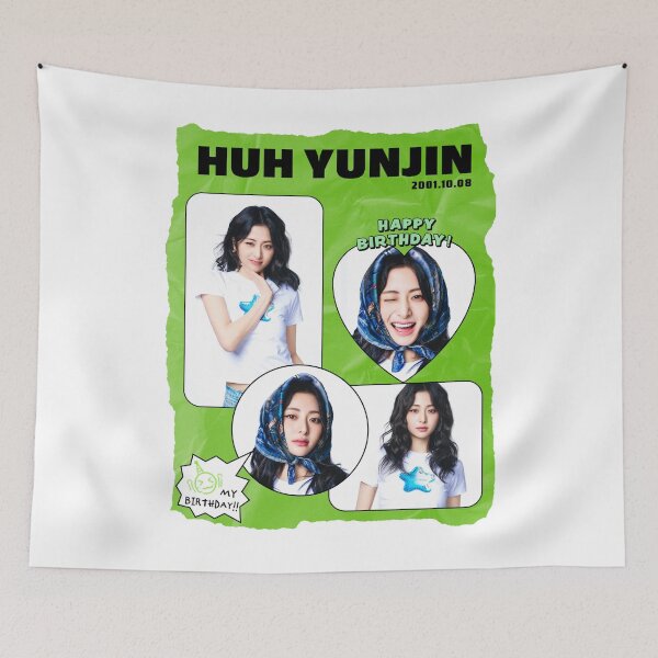 Item preview, HAPPY YUNJIN DAY of LE SSERAFIM (KPOP) designed and sold by jaofnn.