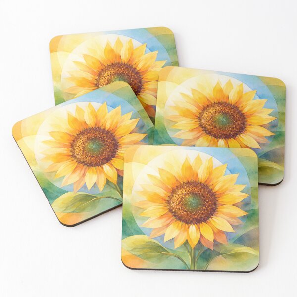 Item preview, "Sunflower Joy: Summer's Radiant Symbol of Happiness" designed and sold by  BoomPoster.