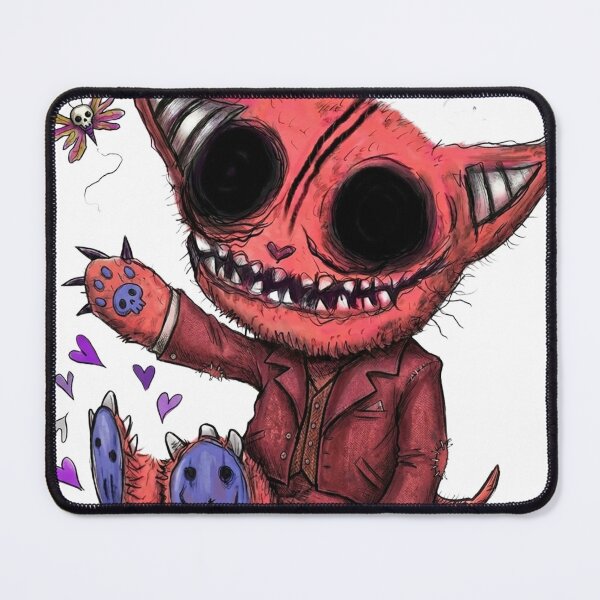 Item preview, Red Suit Void Monster - Creepy Cute Gothic Plush Art designed and sold by kitastylish.
