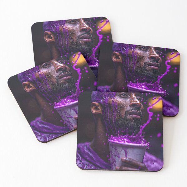 Item preview, Kobe Bryant Purple Splash Pop Art designed and sold by WockWave.