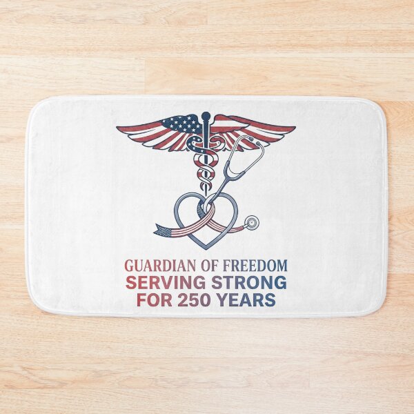 Item preview, Guardian of Freedom Serving Strong for 250 Years – Patriotic Nurse & Doctor USA Medical Design designed and sold by softgraphics.
