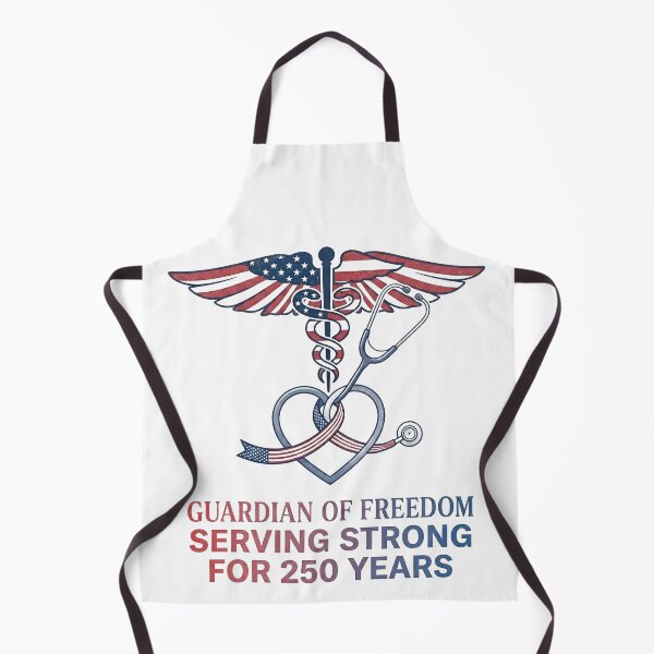 Item preview, Guardian of Freedom Serving Strong for 250 Years – Patriotic Nurse & Doctor USA Medical Design designed and sold by softgraphics.