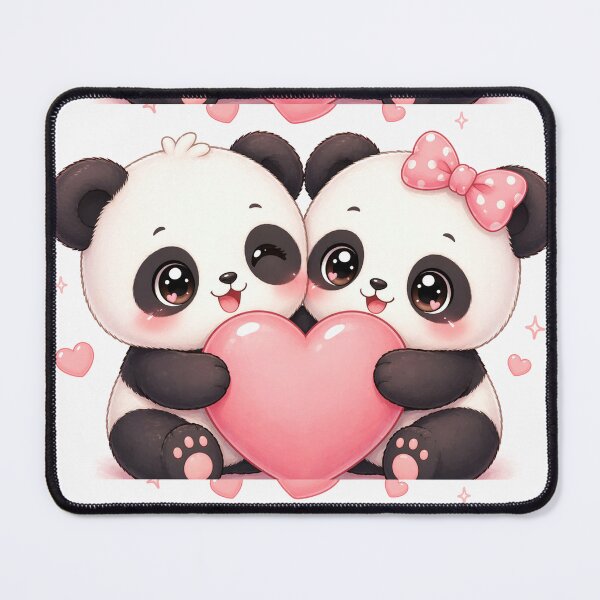 Item preview, Cute Panda Couple Love Kawaii Romantic Design designed and sold by Sadia Jannat.