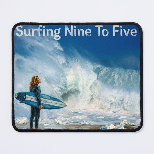 Item preview, Surfing Nine to Five designed and sold by Lettie Cronje-Steyn.