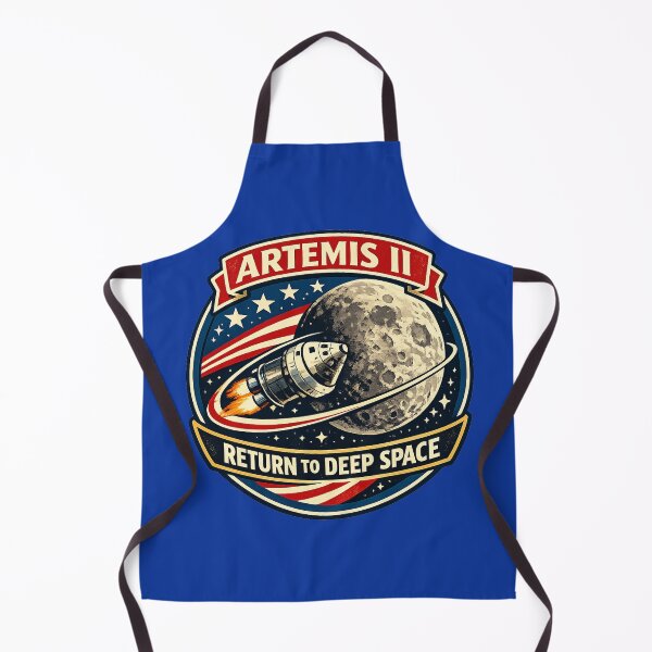 Item preview, Artemis II Retro Badge Vintage Mission designed and sold by UnicornDreamers.
