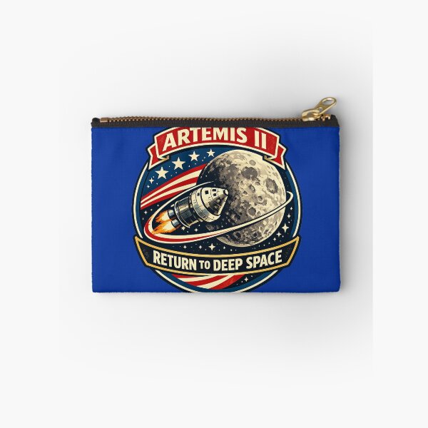 Item preview, Artemis II Retro Badge Vintage Mission designed and sold by UnicornDreamers.