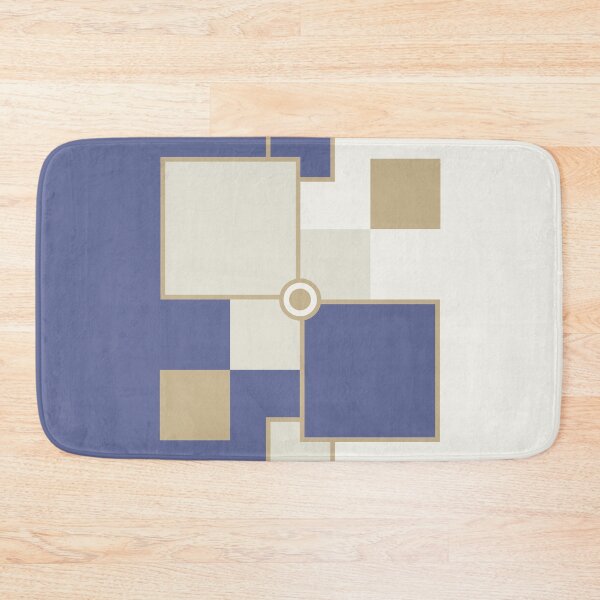 Item preview, The Equilibrium - Blue and White Minimalist Squares designed and sold by artdocaj.