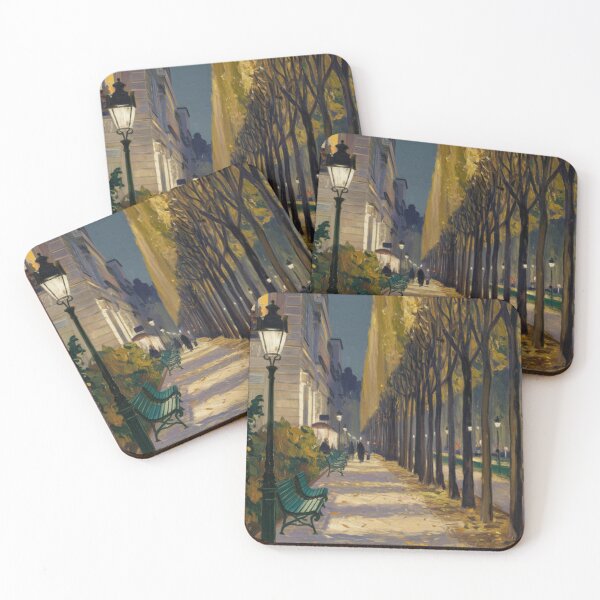 Item preview, Paris Evening Promenade | Impressionist Art by Carraann. designed and sold by CARRAANN.