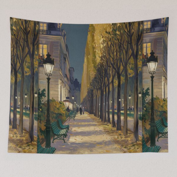 Item preview, Paris Evening Promenade | Impressionist Art by Carraann. designed and sold by CARRAANN.