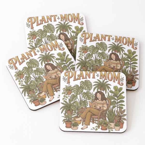 Item preview, Vintage Plant Mom Design Cozy Botanical Houseplants Illustration designed and sold by urbinet.