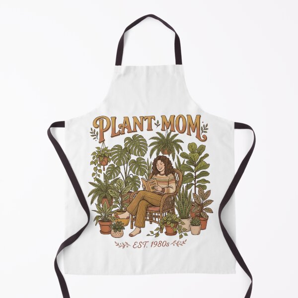 Item preview, Vintage Plant Mom Design Cozy Botanical Houseplants Illustration designed and sold by urbinet.
