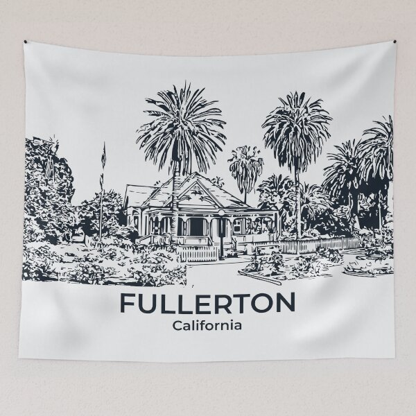 Item preview, Fullerton - California designed and sold by Lakeric Cityscapes.