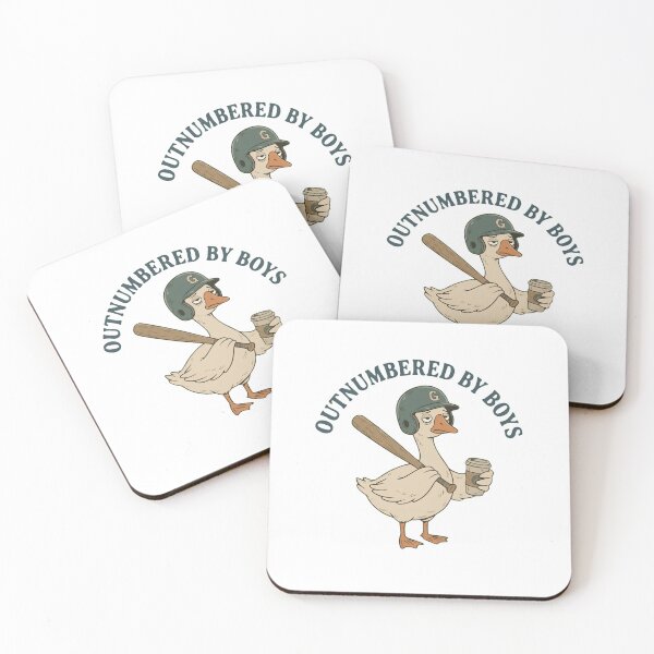 Item preview, Funny Outnumbered By Boys Goose Mom Baseball Retro Coffee Design designed and sold by haitrieuic96.