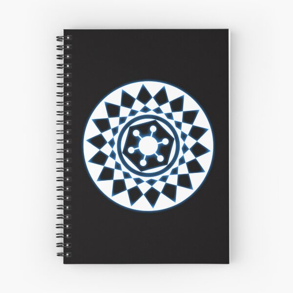 Item preview, Crop circle neon blue white designed and sold by MessageToEarth.