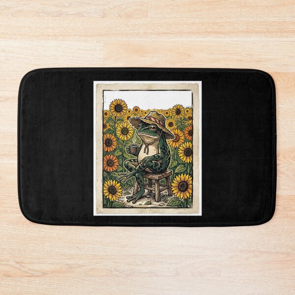 Item preview, Coffee lover Frog Summer Sunflower  designed and sold by Colorfulman.