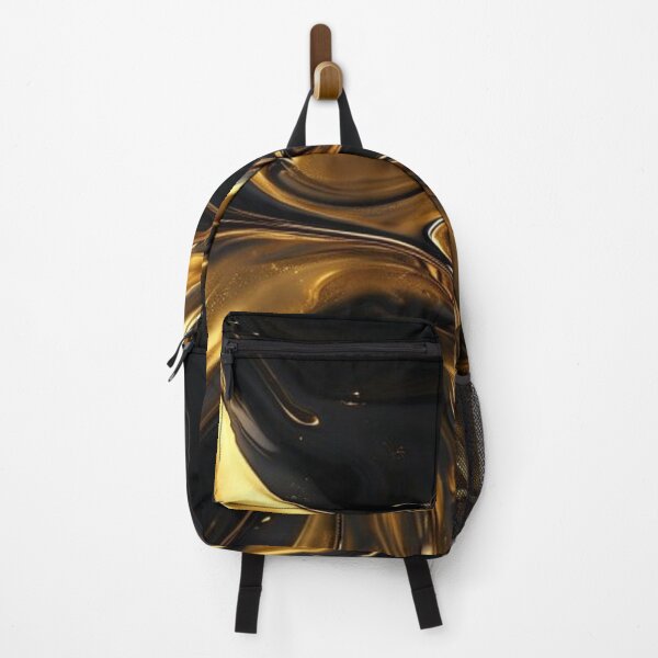 Item preview, Luxury Liquid Gold and Deep Black Marble Abstract designed and sold by Sirin1712.