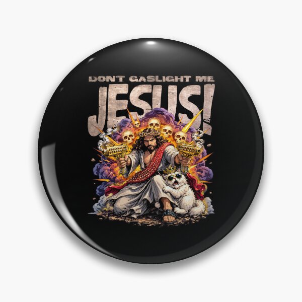 Item preview, Dungeon Crawler Carl - Uzi Jesus, Don’t Gaslight Me  – Princess Donut  designed and sold by RamblingsRose.
