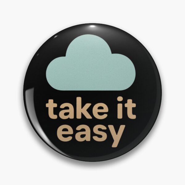 Item preview, Take It Easy Minimalist Design | Calm Self Care Relaxing Aesthetic designed and sold by echoink-studio.