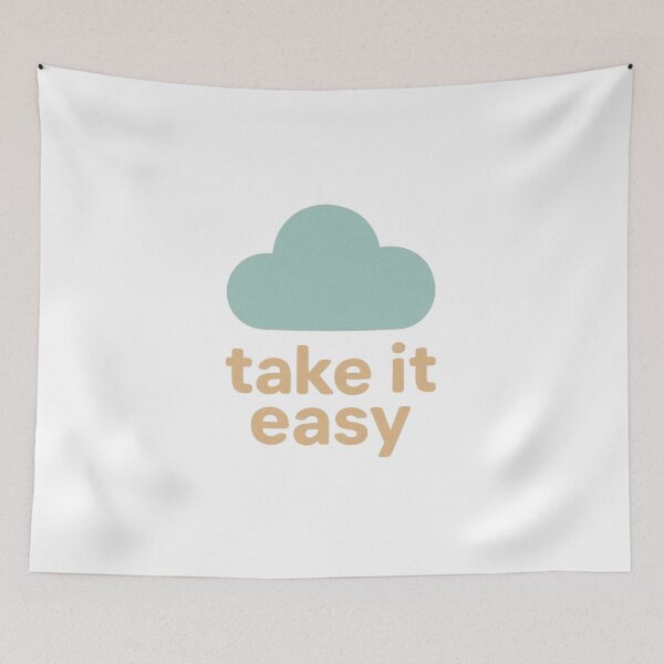 Item preview, Take It Easy Minimalist Design | Calm Self Care Relaxing Aesthetic designed and sold by echoink-studio.
