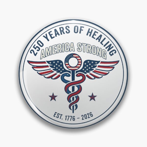 Item preview, Guardian of Freedom Serving Strong for 250 Years – Patriotic Nurse & Doctor USA Medical Design designed and sold by softgraphics.