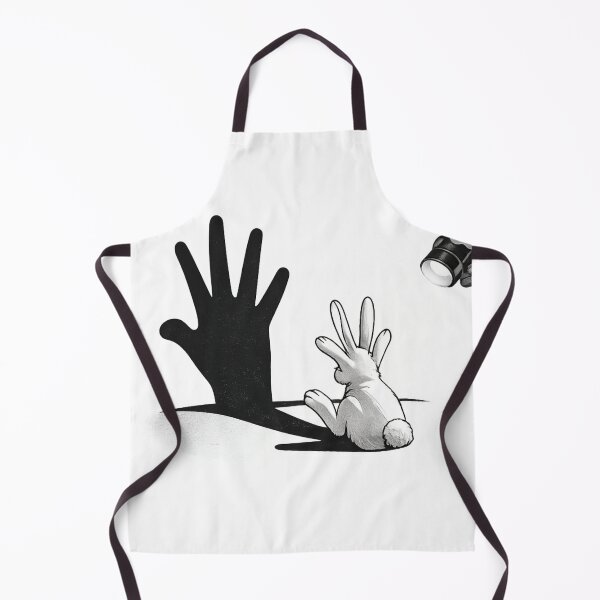Item preview, Rabbit Shadow Hand Art Surreal Bunny Design designed and sold by SoftSproutstu.