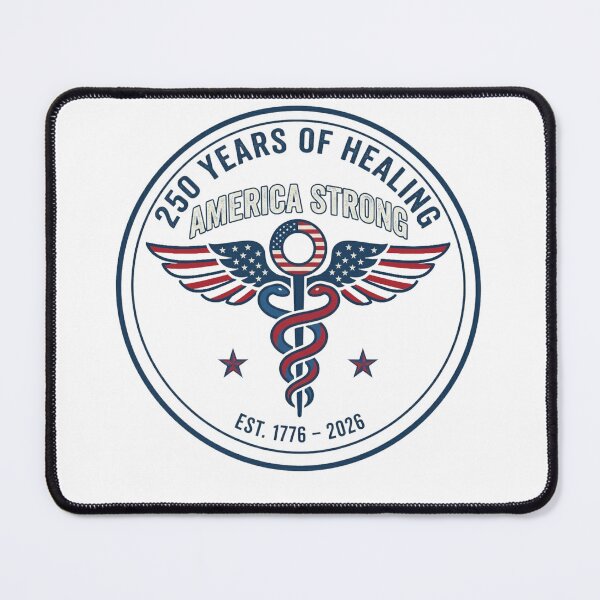 Item preview, Guardian of Freedom Serving Strong for 250 Years – Patriotic Nurse & Doctor USA Medical Design designed and sold by softgraphics.