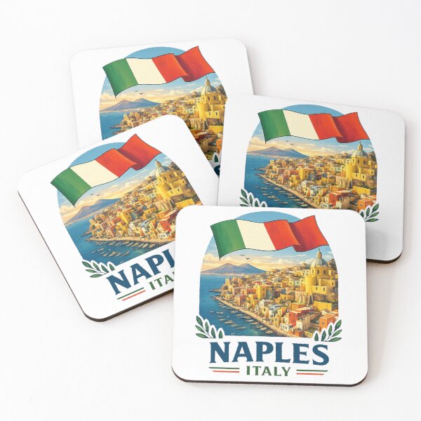 Item preview, Naples Italy Travel Art Emblem designed and sold by francous03.