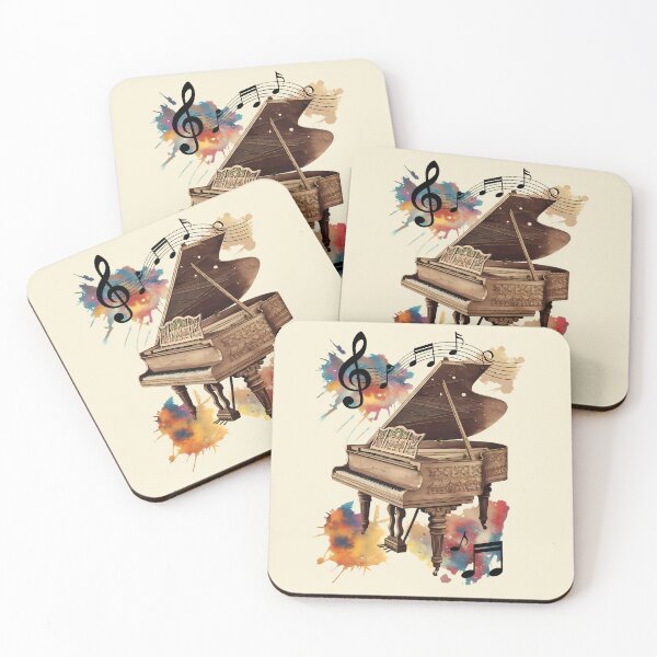 Item preview, Vintage Cosmic Piano – World Music Day designed and sold by Art-Arcade6.
