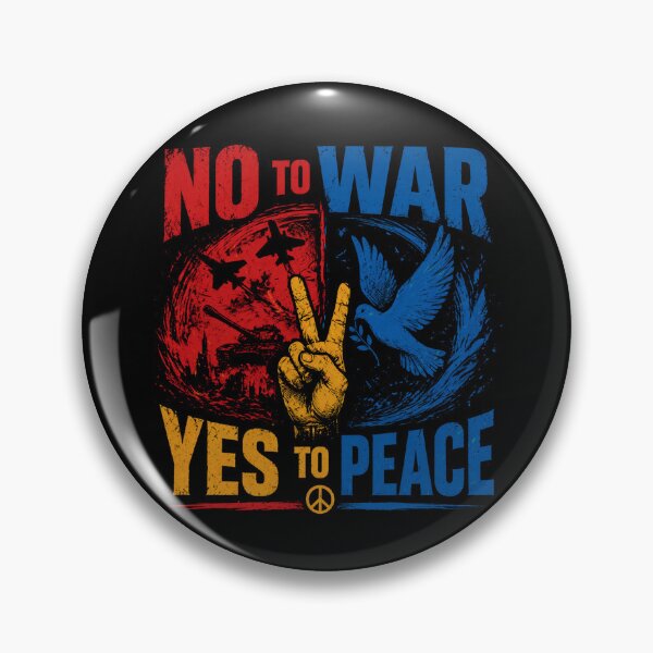 Item preview, No To War Yes To Peace Graphic Tee | Peace Symbol Design designed and sold by IdentityThread.