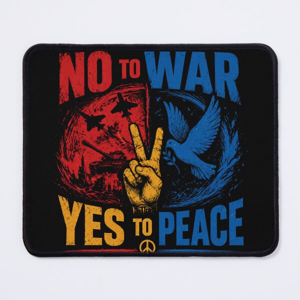 Item preview, No To War Yes To Peace Graphic Tee | Peace Symbol Design designed and sold by IdentityThread.