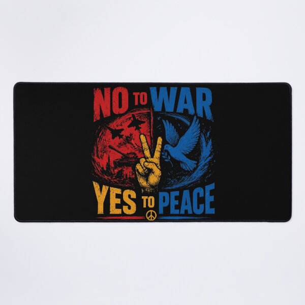 Item preview, No To War Yes To Peace Graphic Tee | Peace Symbol Design designed and sold by IdentityThread.