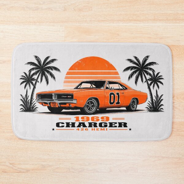 Item preview, 1969 Charger 426 HEMI Orange Sunset Retro Design designed and sold by EdGraphy.