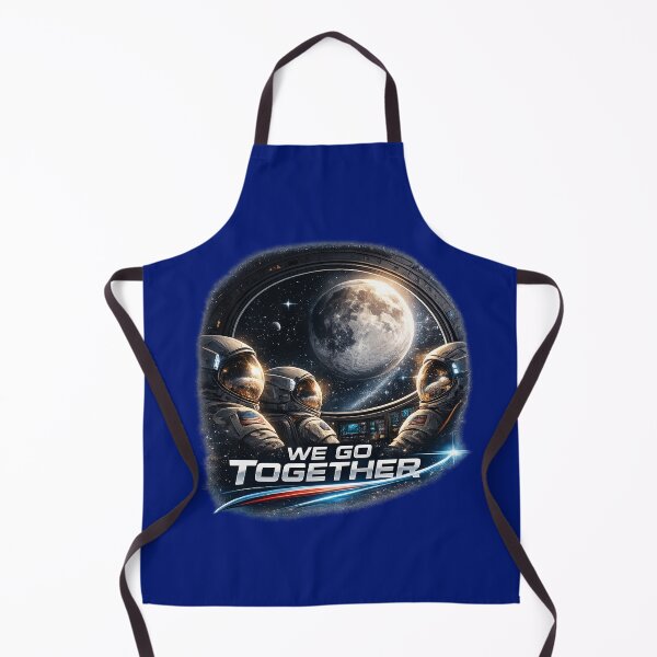 Item preview, Crewed Lunar Flyby We Go Together Artemis II Crew Moon Mission designed and sold by UnicornDreamers.