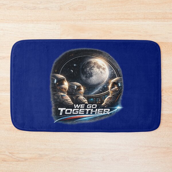 Item preview, Crewed Lunar Flyby We Go Together Artemis II Crew Moon Mission designed and sold by UnicornDreamers.