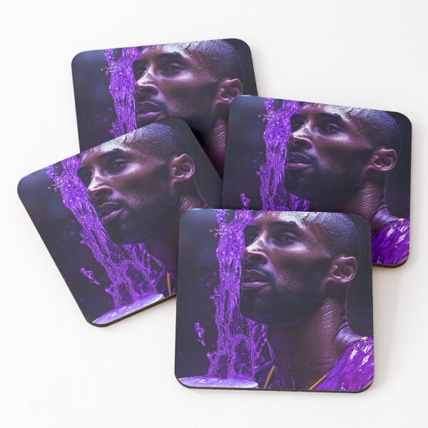 Item preview, Kobe Bryant Purple Drip Art Print designed and sold by WockWave.