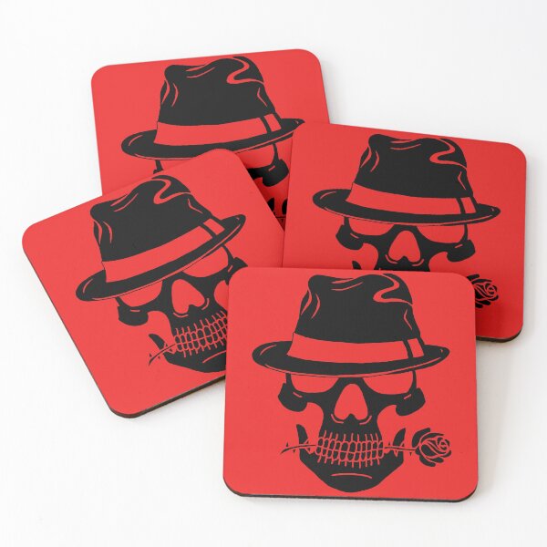 Item preview, Black gangster skull designed and sold by Lagueny.