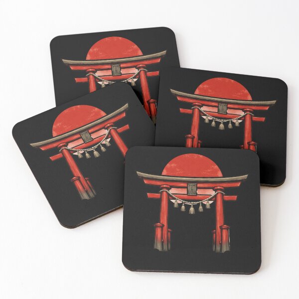 Item preview, Vermilion Threshold Gate - Japanese Torii Minimal Symbol Design designed and sold by OblivionRise.