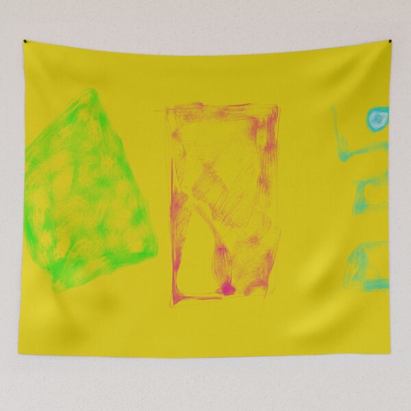 Item preview, Art Potpourri  Minimalist Yellow Abstract Digital Painting designed and sold by masabo.