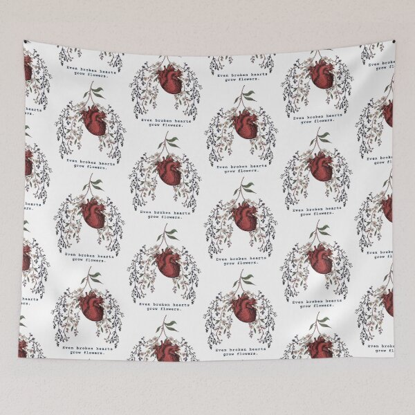 Item preview, Even Broken Hearts Grow Flowers designed and sold by Glory-Hand.