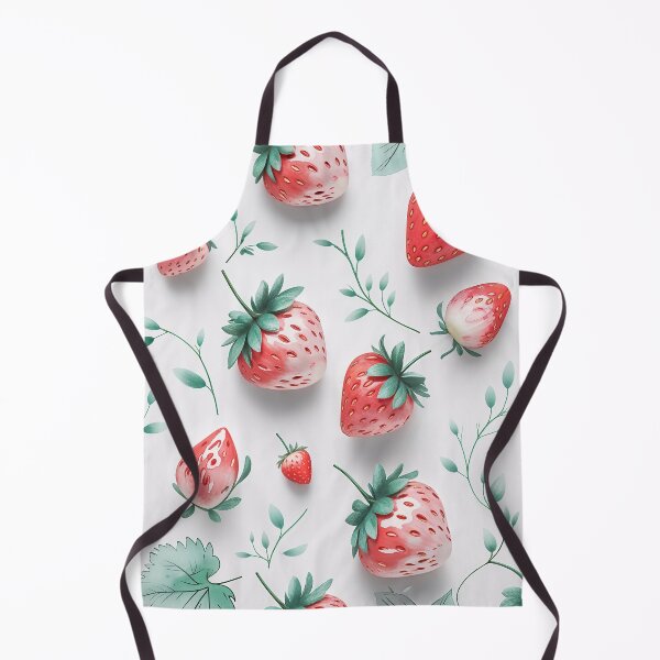 Item preview, strawberry with leaves pattern designed and sold by TanyaLovus.