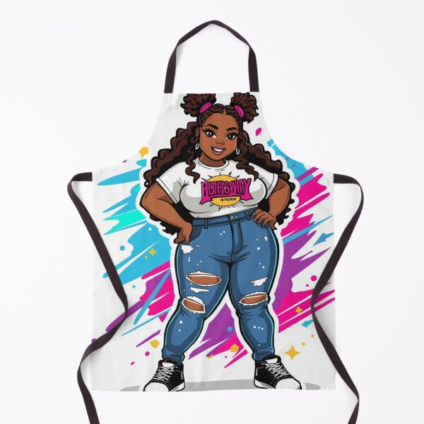 Item preview, Confident Curvy Girl – Cute Urban Street Style Illustration designed and sold by IslandQuoteShop.