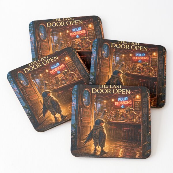 Item preview, The Last Door Open — Pour Decisions Wren Art designed and sold by A Sinister Sly.