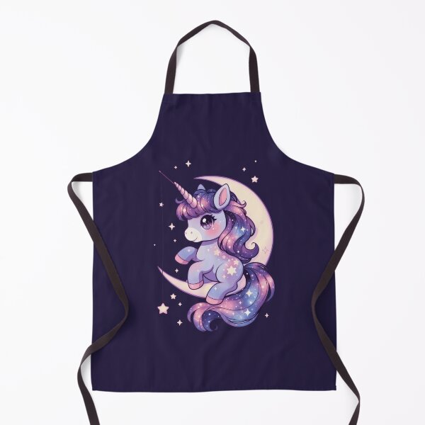 Item preview, Adorable Kawaii Unicorn Fishing for Stars on the Moon | Magical Fantasy Galaxy Dream Art designed and sold by stylishdzign.