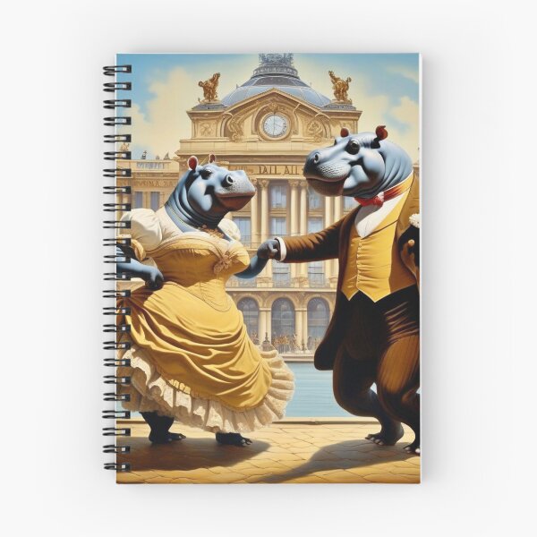 Item preview, Viennese Waltz Hippos – Elegant Dancing Fantasy Art designed and sold by PhilDreams.
