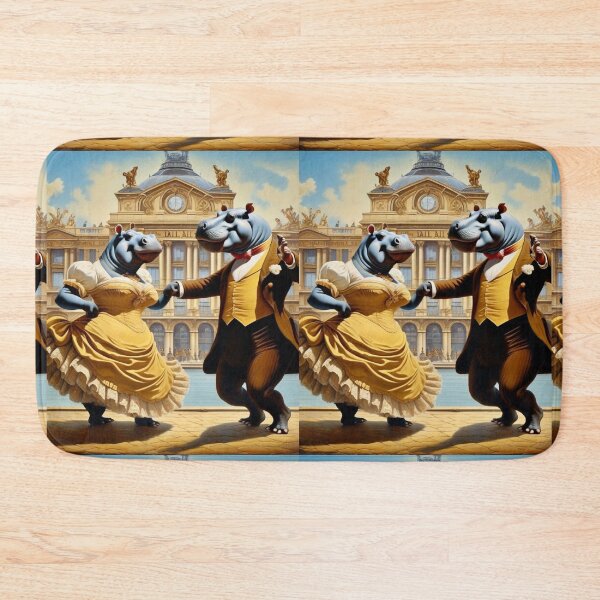 Item preview, Viennese Waltz Hippos – Elegant Dancing Fantasy Art designed and sold by PhilDreams.