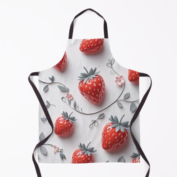 Item preview, strawberry with leaves pattern designed and sold by TanyaLovus.