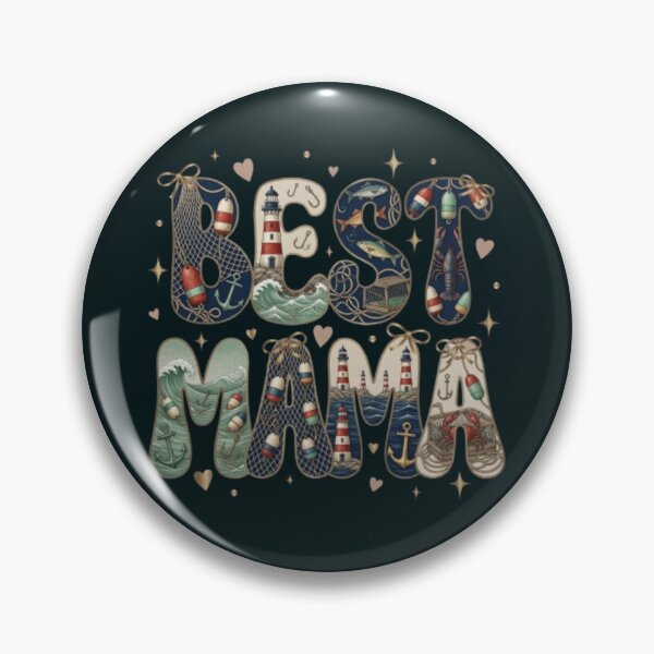 Item preview, Best Mama Nautical Fishing Village designed and sold by Syrupulse.