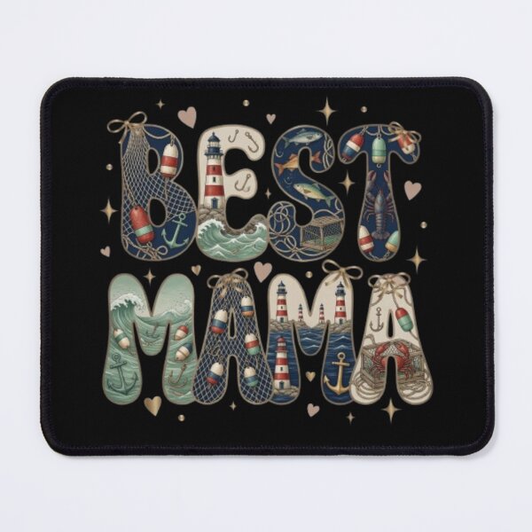 Item preview, Best Mama Nautical Fishing Village designed and sold by Syrupulse.